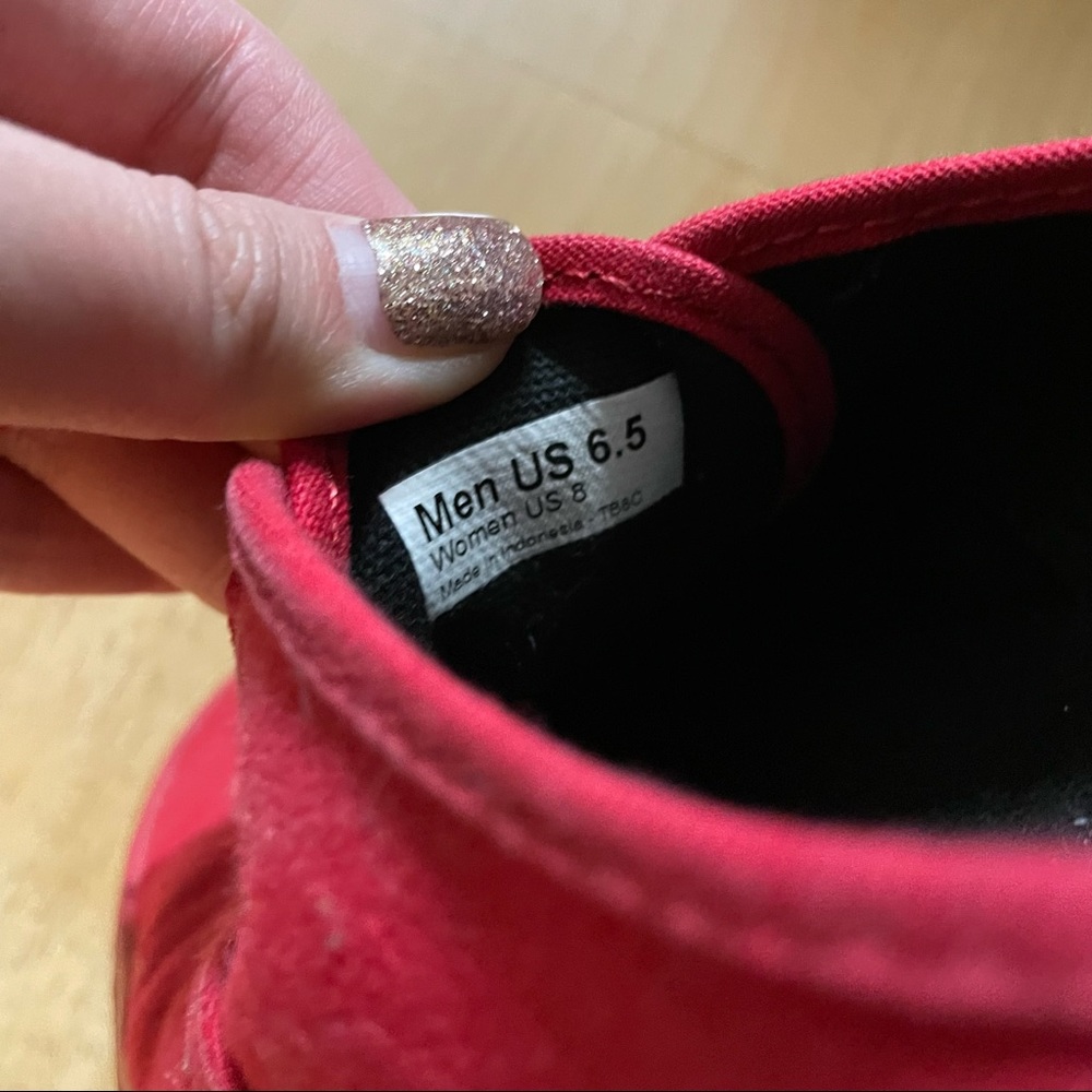 Red Vans - Picture 4 of 4